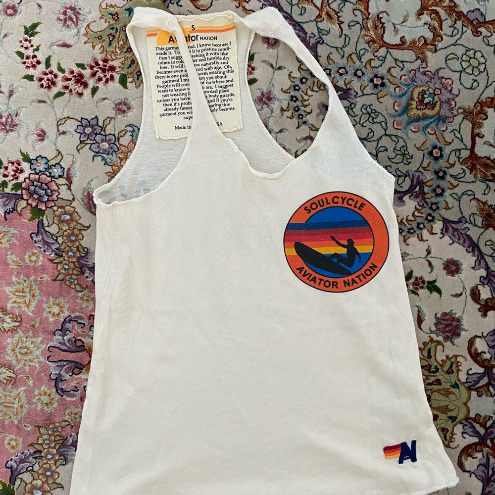 SoulCycle Aviator Nation tank